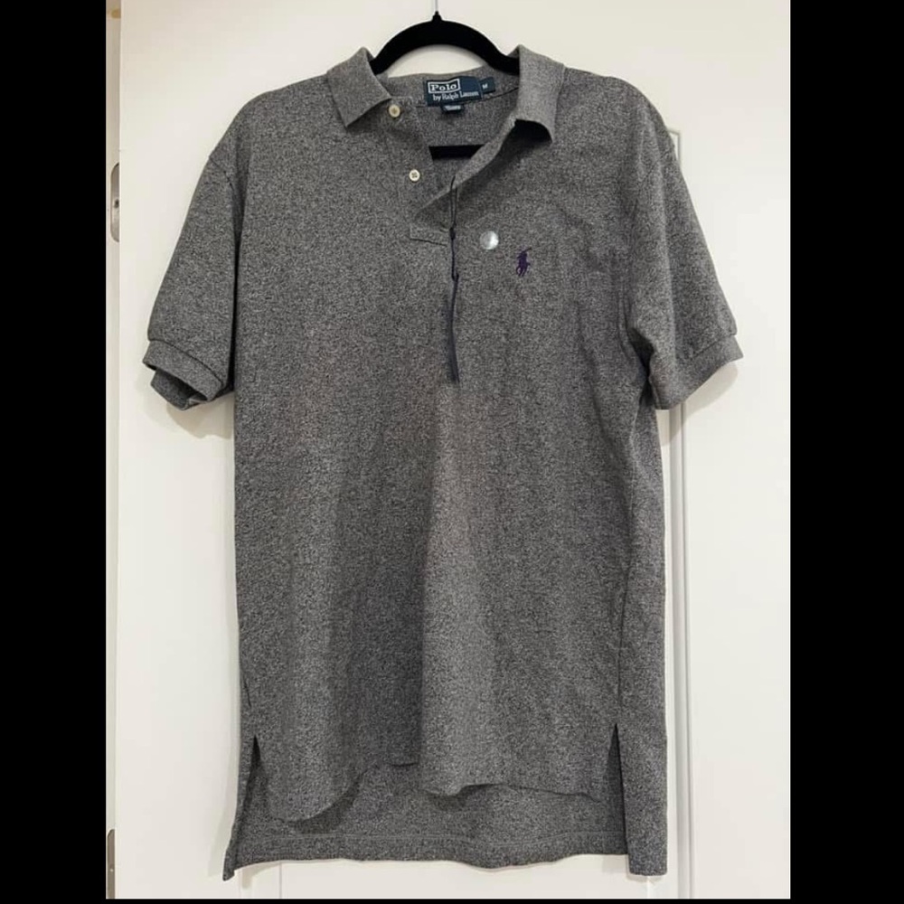 NWT. Grey Ralph Lauren polo. Size medium.